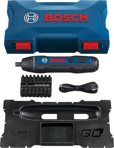 Bosch GO 2 Professional Kit, Lithium-ion Cordless Screwdriver + 33 piece Screwdriver Bit Set + Case - Image 4