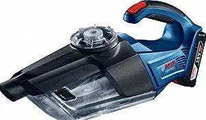 Bosch GAS 18V-1 Heavy Duty Cordless Vacuum Cleaner, 0.7 Litres, 60 mbar, 1.3 kg + Suction & Extension Tubes, Floor & 2 Nozzles, 1 Year Warranty (Solo Tool - 18V Batteries & Charger sold separately