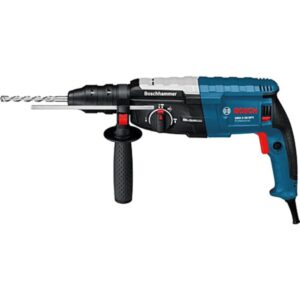 Bosch GBH 2-28 DV Heavy Duty Corded Electric Rotary Hammer with SDS Plus, 850W, 3.2 J, 2.9 kg, Vibration Control, Variable Speed, Rotation Control Clutch + Depth Gauge, Handle, Case, 1 Year Warranty