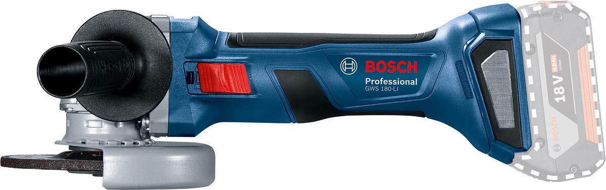 Bosch GWS 180-LI Professional Cordless Angle Grinder - Image 4