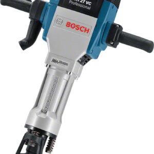 Bosch Gsh 27 Vc Heavy Duty Corded Electric Demolition Breaker With Hex, 2,000 W, 62 J, 29.1 Kg, 920 Bpm, Vibration Control, 1 Year Warranty - Black