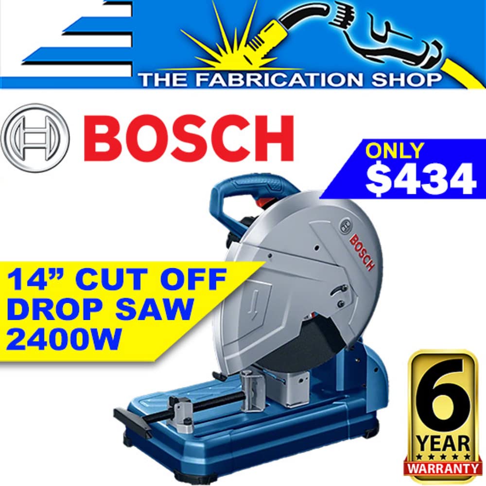 Bosch GCO 14-24 Heavy Duty Corded Electric Metal Cut Off Saw (14" Chop Saw), 2,400W, 355 mm Cutting Dia., 3,800 rpm, 17 kg + 1 Bosch cutting disc, Expert for Metal, 355 x 25.4 mm, 1 Year Warranty - Image 7