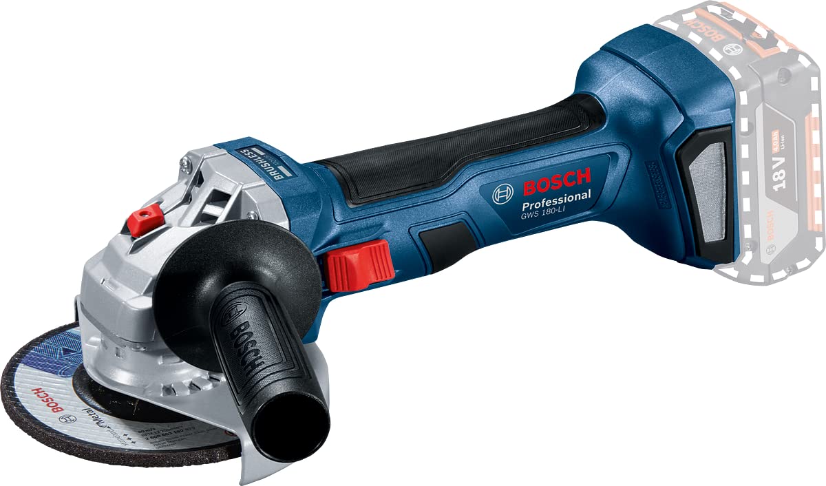 Bosch GWS 180-LI Professional Cordless Angle Grinder - Image 3