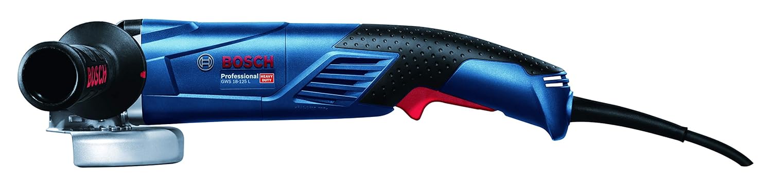 Bosch GWS 18-125 L Heavy Duty Electric Angle Grinder, M14, 1,800W, 11,500 rpm, 125 mm, Vibration Control, Restart Protection, Overload Protection, Constant Speed, 2.5 kg, 1 Year Warranty - Image 5