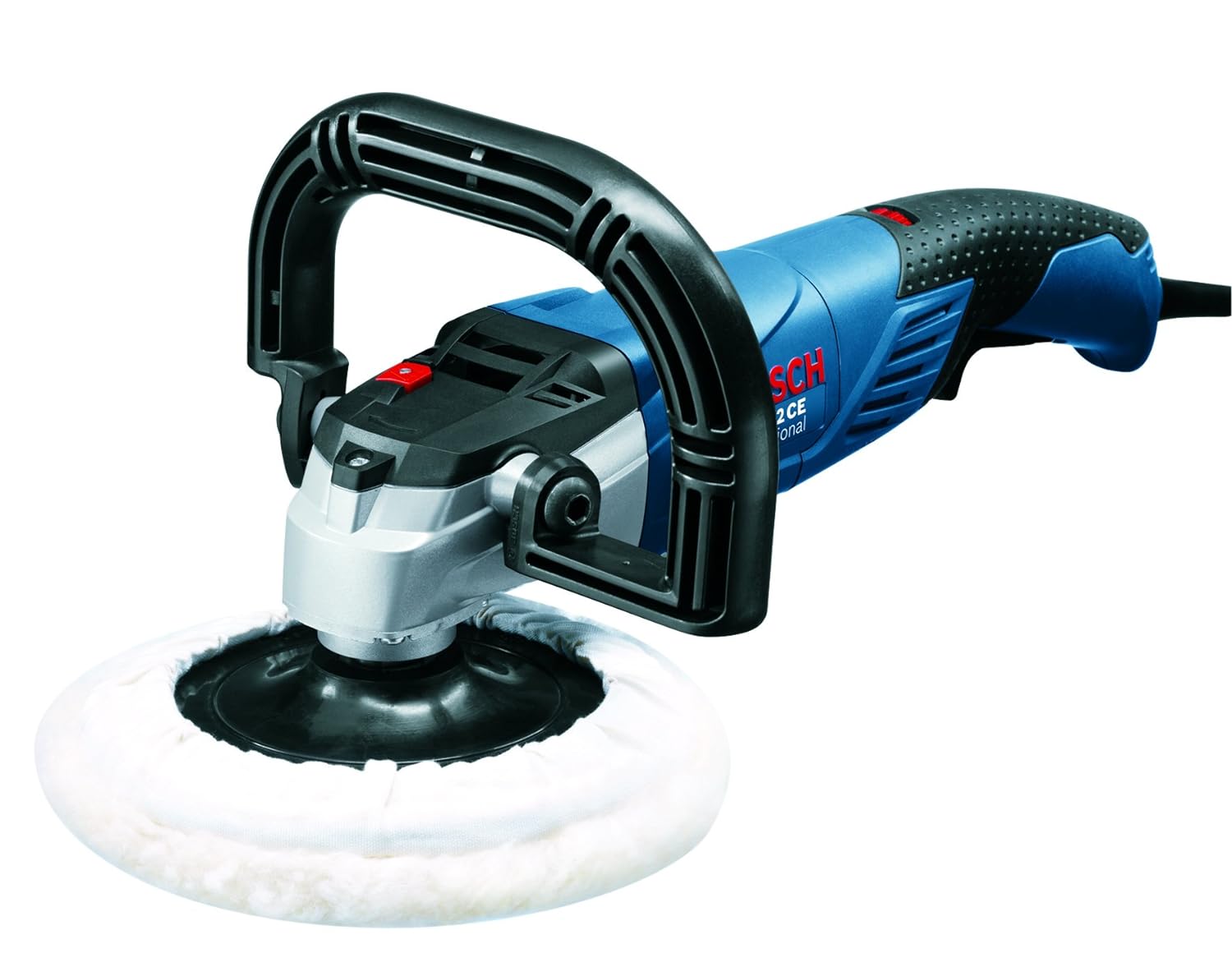 Bosch GPO 12 CE Heavy Duty Electric Polisher, 1,250W, M14, 180 mm Pad Dia, 3,000 rpm, Soft Grip, Constant Speed, 2.5 kg + 6 Bosch Accessories, 1 Year Warranty - Image 5