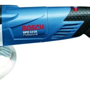 Bosch GPO 12 CE Heavy Duty Electric Polisher, 1,250W, M14, 180 mm Pad Dia, 3,000 rpm, Soft Grip, Constant Speed, 2.5 kg + 6 Bosch Accessories, 1 Year Warranty