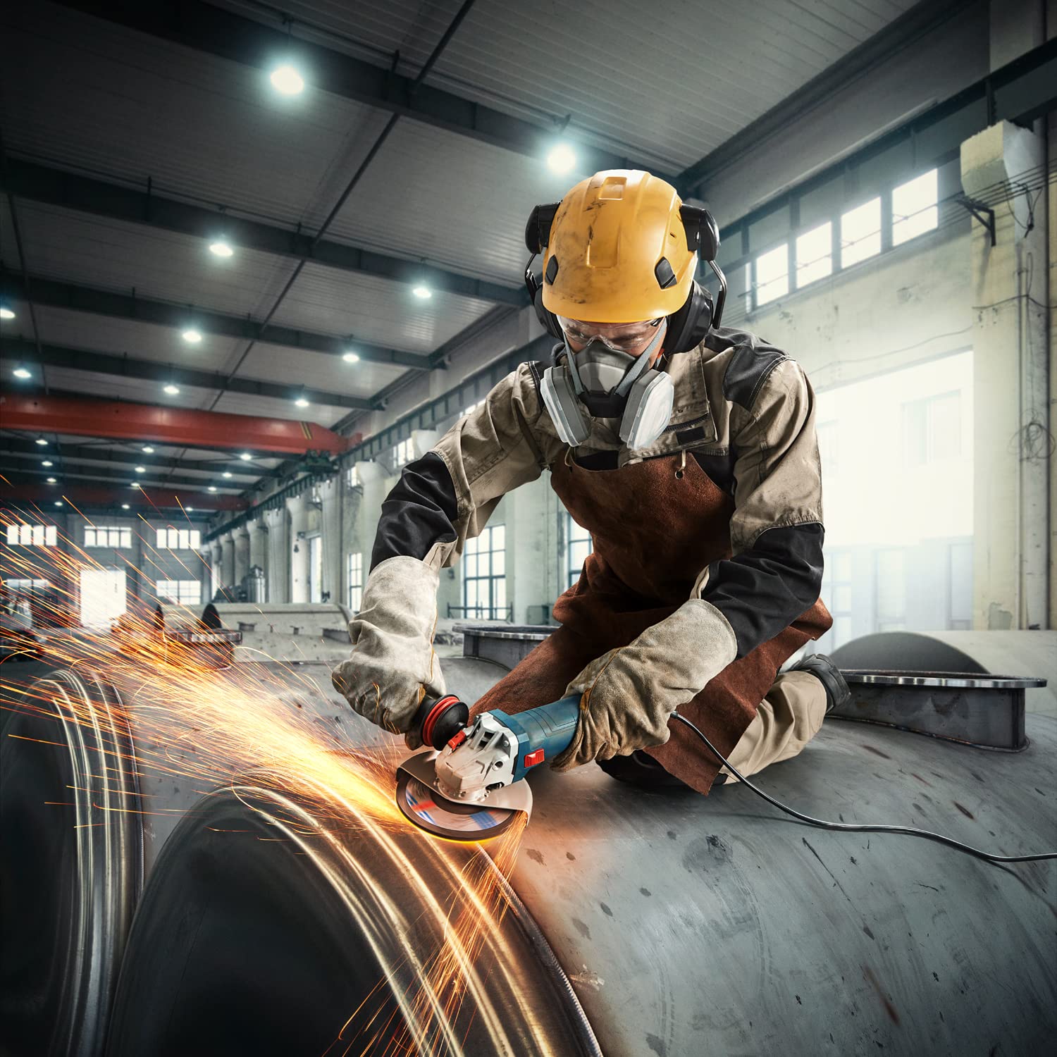 Bosch Professional GWS 12-125 S Small Angle Grinder - Image 2