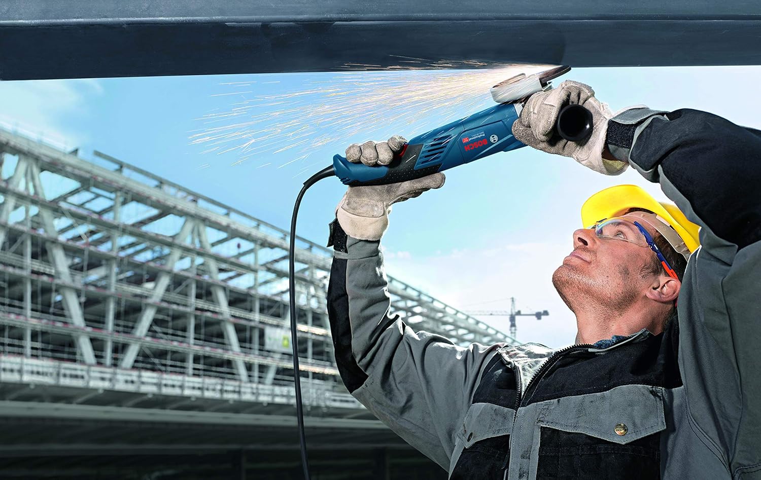 Bosch GWS 18-125 L Heavy Duty Electric Angle Grinder, M14, 1,800W, 11,500 rpm, 125 mm, Vibration Control, Restart Protection, Overload Protection, Constant Speed, 2.5 kg, 1 Year Warranty - Image 2