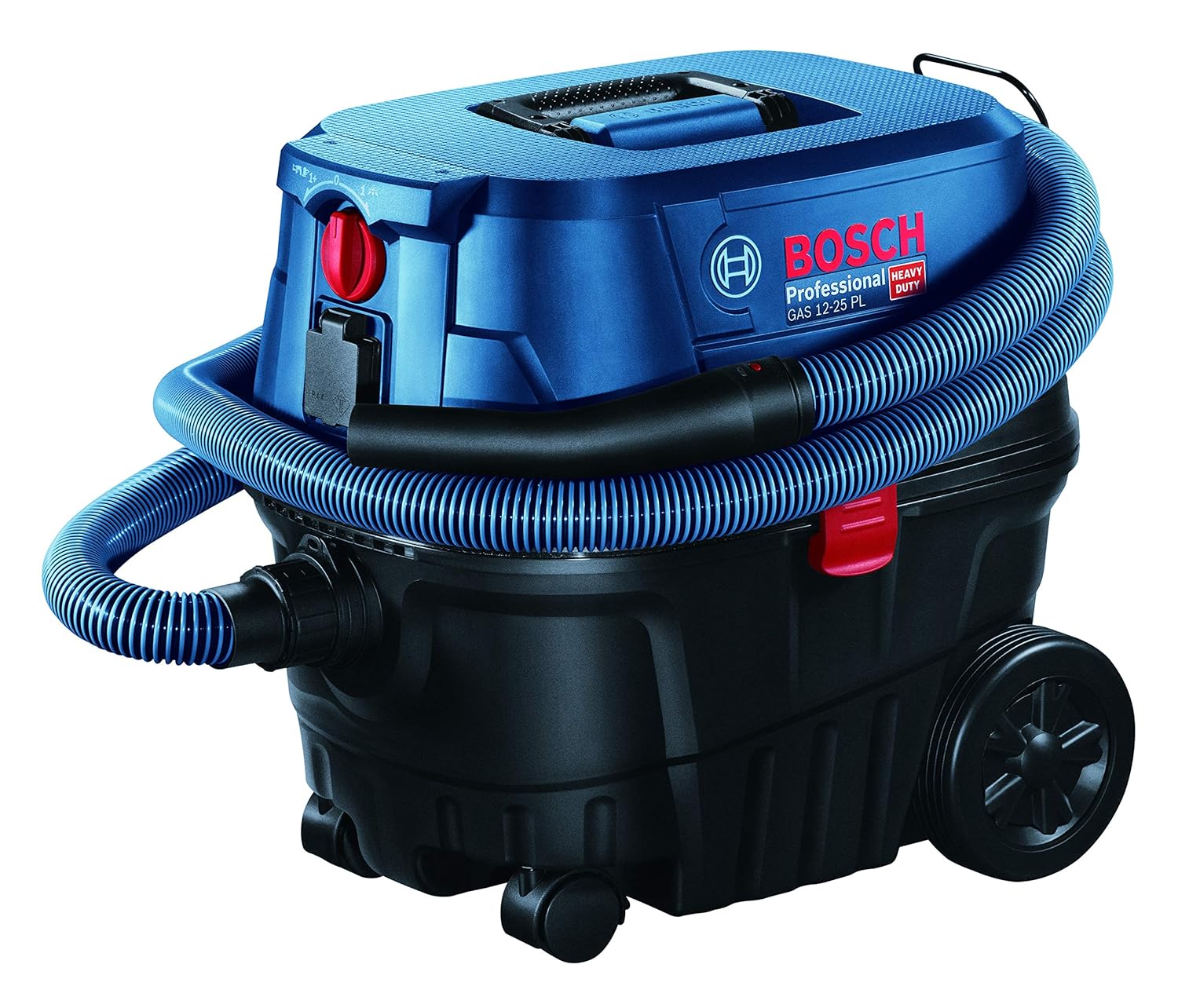Bosch Gas 12-25 Heavy Duty Wet/Dry Vacuum Cleaner, 1,250W, 25 l Vol, 200 mbar, Click & Clean System with HEPA Filter, 9 kg + Accessories, 1 Year Warranty - Image 4