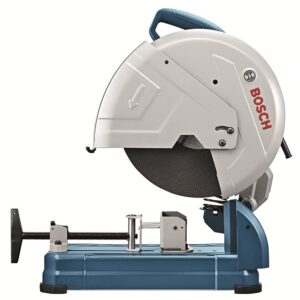 Bosch GCO 14-24 Heavy Duty Corded Electric Metal Cut Off Saw (14" Chop Saw), 2,400W, 355 mm Cutting Dia., 3,800 rpm, 17 kg + 1 Bosch cutting disc, Expert for Metal, 355 x 25.4 mm, 1 Year Warranty