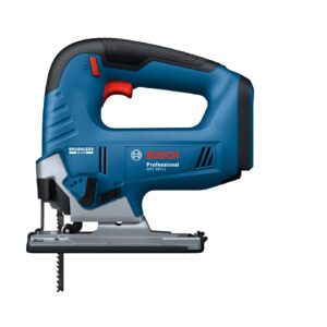 Bosch GST 185-Li Professional Cordless Jigsaw, 18V, 125 mm Cutting Depth, Dust Extraction, 2 kg + Carrying case, 1 x jigsaw blade (Solo Tool - 18V Batteries & Charger sold seperately)