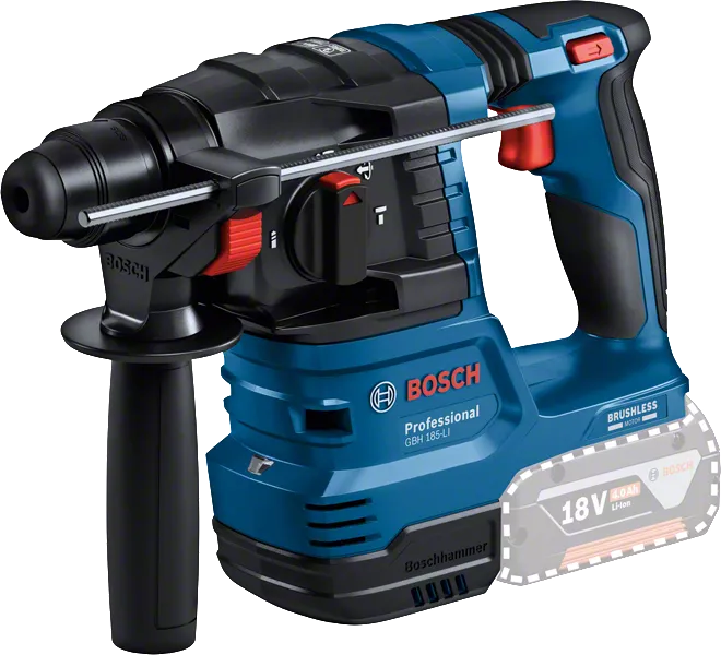 Bosch GBH 185-LI PROFESSIONAL CORDLESS ROTARY HAMMER WITH SDS PLUS - Image 2