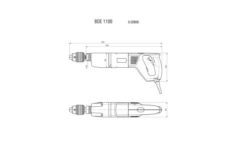 Metabo BDE 1100 Corded Drill - Image 3