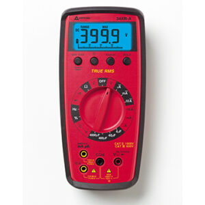 Amprobe 34XRA True RMS Multimeter | Industrial Grade, Auto-Ranging, Safety Rated, CAT III 600V