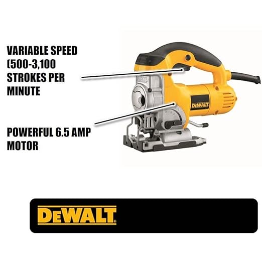 DW331K-B1 701W 26mm Jigsaw - Image 2