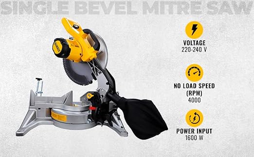 DWS715-IN 305mm Single Bevel Mitre Saw - Image 3