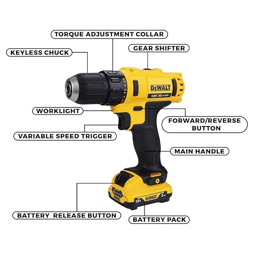 DCD710D2-IN 12V, Cordless Drill/Driver. - Image 3