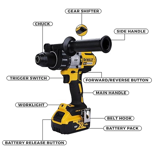 DCD996P2 Premium Hammer Drill Driver - Image 3