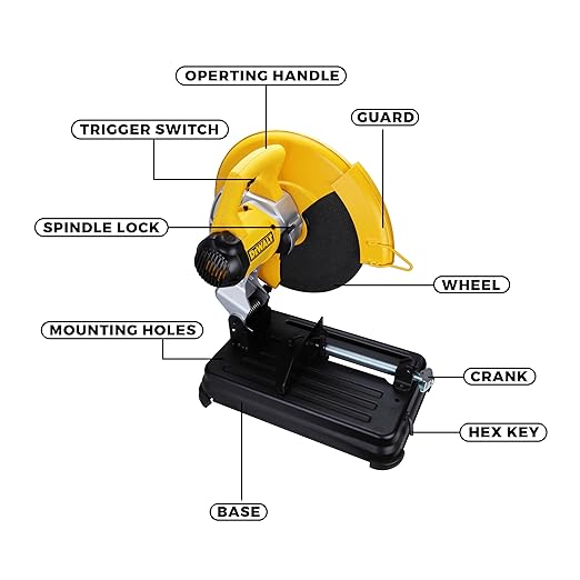 D28730-IN 355mm Industrial Chop Saw - Image 3