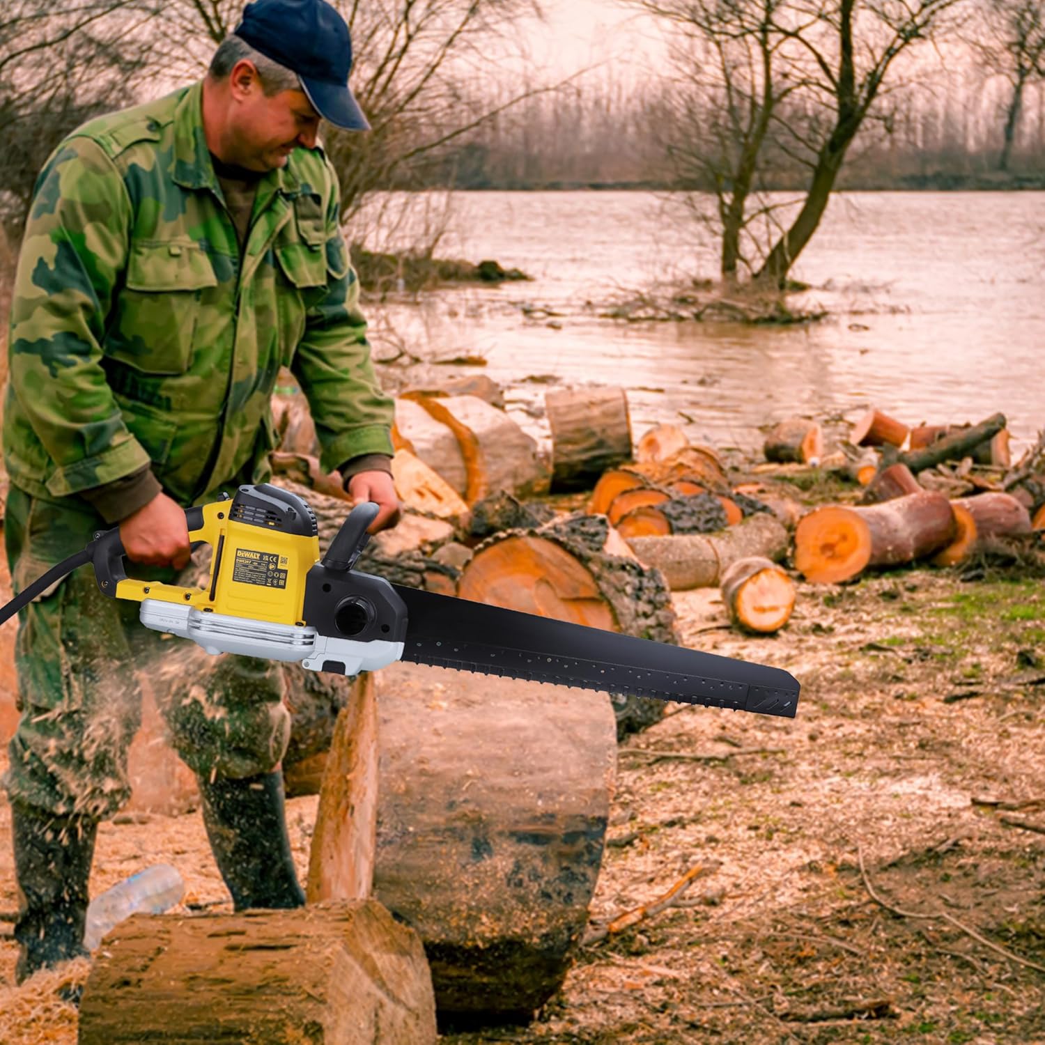 DWE397-QS 1700W, 430mm, Alligator Saw - Image 3
